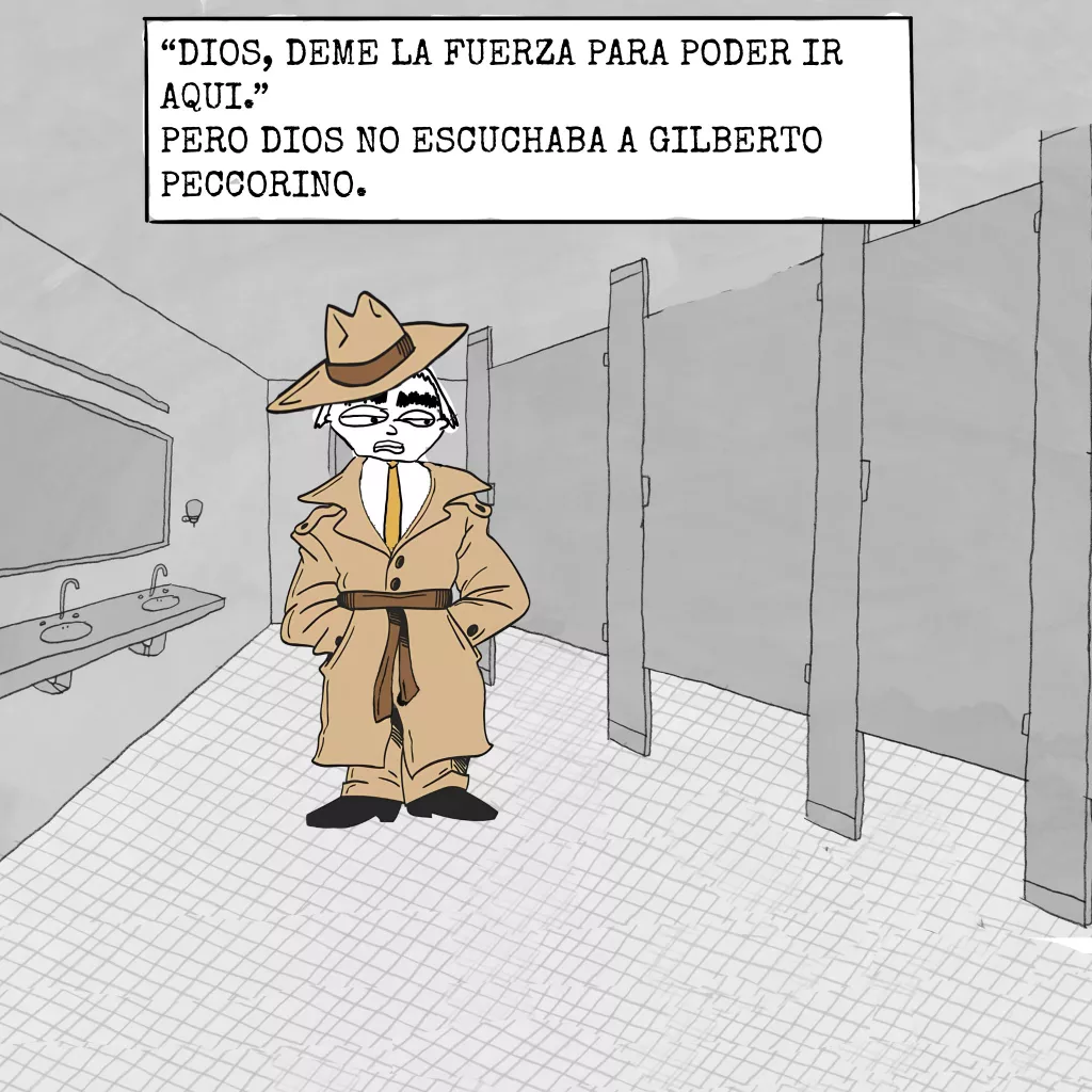 el hombre que solo podia cagar en su casa